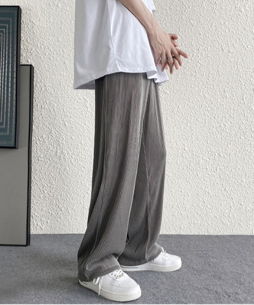 neos(ネオス)の「【neos -addictive design-】ルーズシルエット プリーツ ワイド イージー パンツ(その他パンツ・メンズ・ホワイト/チャコールグレー/ブラック/ブルー・MEDIUM/LARGE/X-LARGE)」の21枚目の写真