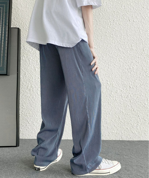 neos(ネオス)の「【neos -addictive design-】ルーズシルエット プリーツ ワイド イージー パンツ(その他パンツ・メンズ・ホワイト/チャコールグレー/ブラック/ブルー・MEDIUM/LARGE/X-LARGE)」の17枚目の写真