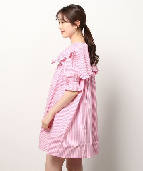 WC（ダブル シー）の「ビッグカラーストライプワンピース（ワンピース