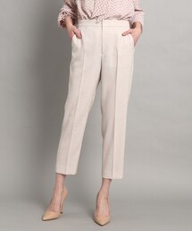 COUP DE CHANCE | ◆【洗える/通勤/セットアップ/日本製】リネンライクストレッチ クロップドパンツ(スーツパンツ)