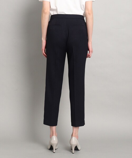 COUP DE CHANCE（クードシャンス）の「◆【洗える/通勤/セットアップ/日本製】リネンライクストレッチ クロップドパンツ（スーツパンツ・レディース・ナチュラル/ネイビー/チャコールグレー/ホワイト/グレー・38/36/34/40）」の8枚目の写真