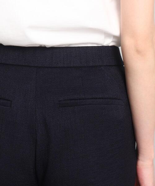 COUP DE CHANCE（クードシャンス）の「◆【洗える/通勤/セットアップ/日本製】リネンライクストレッチ クロップドパンツ（スーツパンツ・レディース・ナチュラル/ネイビー/チャコールグレー/ホワイト/グレー・38/36/34/40）」の10枚目の写真