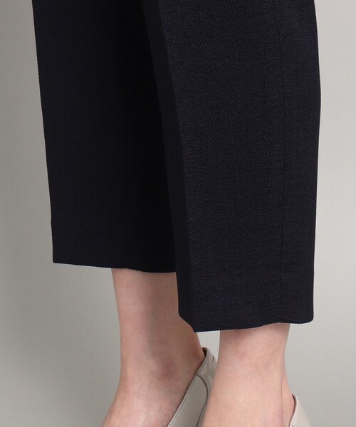 COUP DE CHANCE（クードシャンス）の「◆【洗える/通勤/セットアップ/日本製】リネンライクストレッチ クロップドパンツ（スーツパンツ・レディース・ナチュラル/ネイビー/チャコールグレー/ホワイト/グレー・38/36/34/40）」の11枚目の写真