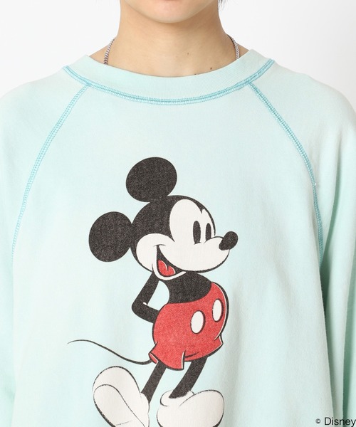 U by SPICK&SPAN(ユーバイスピックアンドスパン)の「【SCREEN STARS / スクリーンスターズ】 裏毛 ハーフスリーブ Tee/MICKEY(Tシャツ/カットソー・レディース・サックスブルー/アイボリー・FREE)」の19枚目の写真