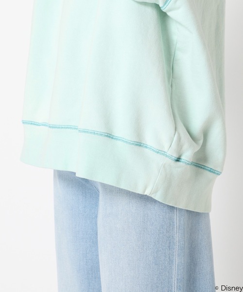 U by SPICK&SPAN(ユーバイスピックアンドスパン)の「【SCREEN STARS / スクリーンスターズ】 裏毛 ハーフスリーブ Tee/MICKEY(Tシャツ/カットソー・レディース・サックスブルー/アイボリー・FREE)」の13枚目の写真