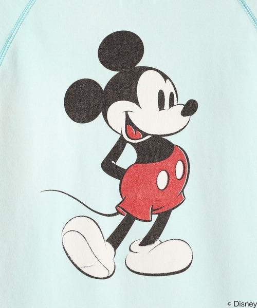 U by SPICK&SPAN(ユーバイスピックアンドスパン)の「【SCREEN STARS / スクリーンスターズ】 裏毛 ハーフスリーブ Tee/MICKEY(Tシャツ/カットソー・レディース・サックスブルー/アイボリー・FREE)」の4枚目の写真