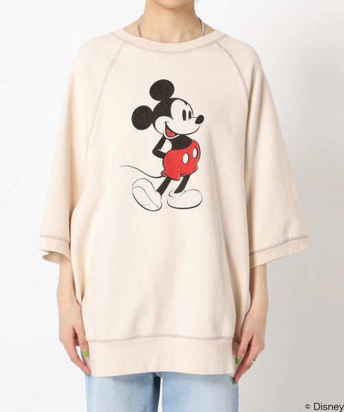 U by SPICK&SPAN(ユーバイスピックアンドスパン)の「【SCREEN STARS / スクリーンスターズ】 裏毛 ハーフスリーブ Tee/MICKEY(Tシャツ/カットソー・レディース・サックスブルー/アイボリー・FREE)」の20枚目の写真