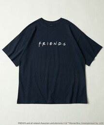 FREAK'S STORE（フリークスストア）の「WEB限定 FRIENDS×FREAK'S STORE/フレンズ 別注 ビッグシルエット フロント刺繍ロゴ クルーネックTシャツ（Tシャツ/カットソー）」