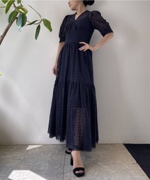 Sov.（ソブ）の「ボーラー刺繍フレアワンピース（ワンピース