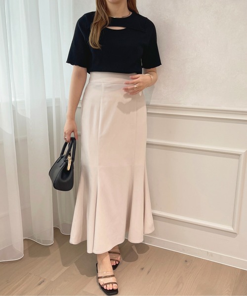 apres jour（アプレジュール）の「フロントオープントップス【ZOZOTOWN限定アイテム】（Tシャツ/カットソー・レディース・ラベンダー/アイボリー/ブラック/ライトイエロー・X-LARGE/フリー）」の19枚目の写真