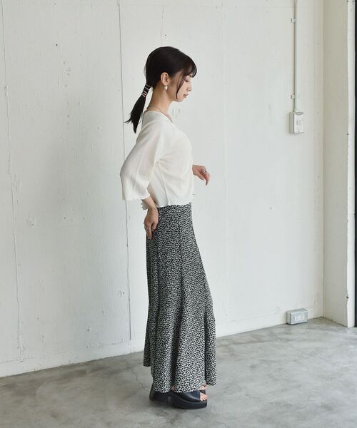 RETRO GIRL(レトロガール)の「シャーリングアソートCT(Tシャツ/カットソー・レディース・グリーン/オフホワイト/オレンジ/ホワイト系その他・FREE)」の6枚目の写真