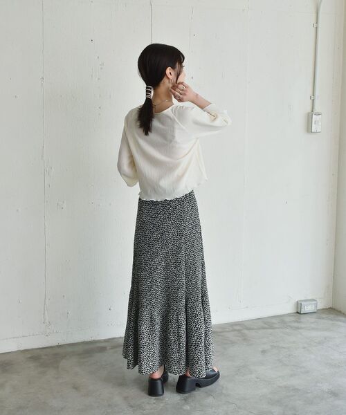 RETRO GIRL(レトロガール)の「シャーリングアソートCT(Tシャツ/カットソー・レディース・グリーン/オフホワイト/オレンジ/ホワイト系その他・FREE)」の8枚目の写真