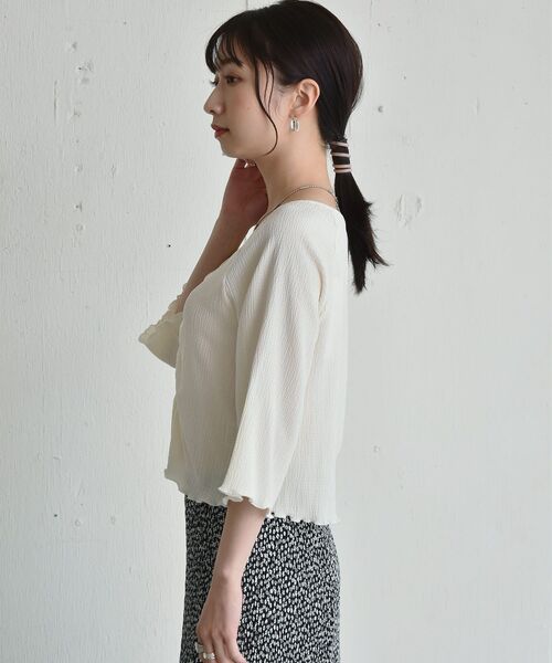 RETRO GIRL(レトロガール)の「シャーリングアソートCT(Tシャツ/カットソー・レディース・グリーン/オフホワイト/オレンジ/ホワイト系その他・FREE)」の10枚目の写真