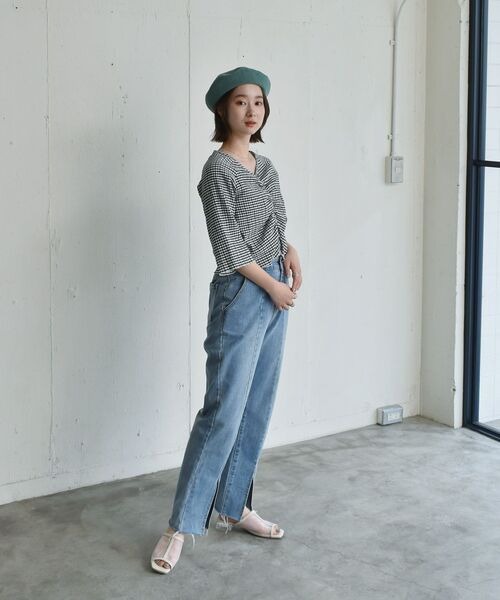 RETRO GIRL(レトロガール)の「シャーリングアソートCT(Tシャツ/カットソー・レディース・グリーン/オフホワイト/オレンジ/ホワイト系その他・FREE)」の14枚目の写真