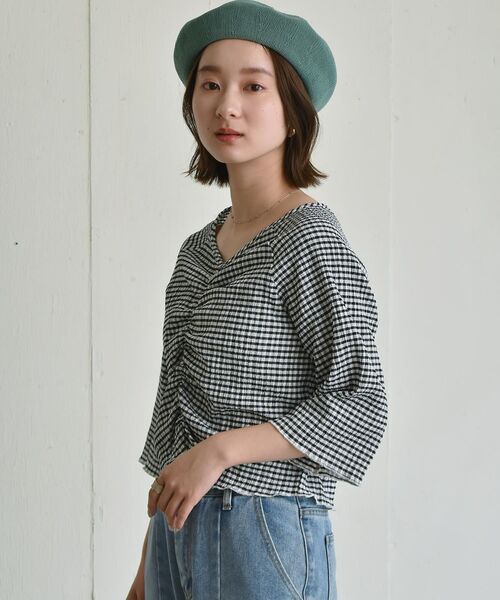 RETRO GIRL(レトロガール)の「シャーリングアソートCT(Tシャツ/カットソー・レディース・グリーン/オフホワイト/オレンジ/ホワイト系その他・FREE)」の17枚目の写真