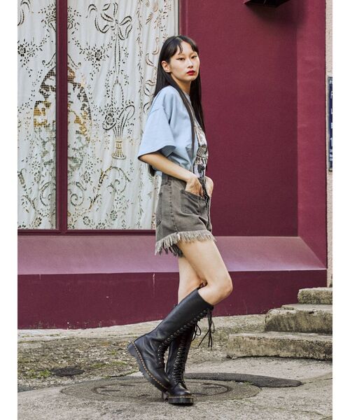 jouetie(ジュエティ)の「カラーフォトスーパーBIG Tシャツ(Tシャツ/カットソー・レディース・ブラック/オフホワイト/ブルー・MEDIUM)」の19枚目の写真