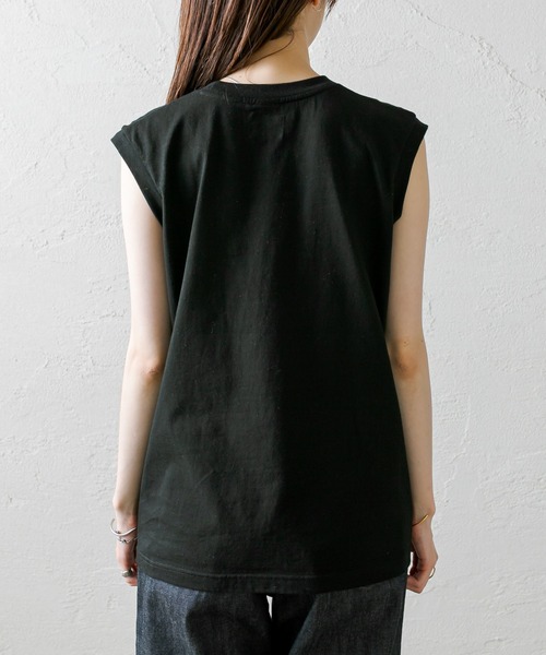 mystic（ミスティック）の「[LIFE] ナタリーポートマンノースリTシャツ（Tシャツ/カットソー・レディース・ブラック/オフホワイト・FREE）」の16枚目の写真