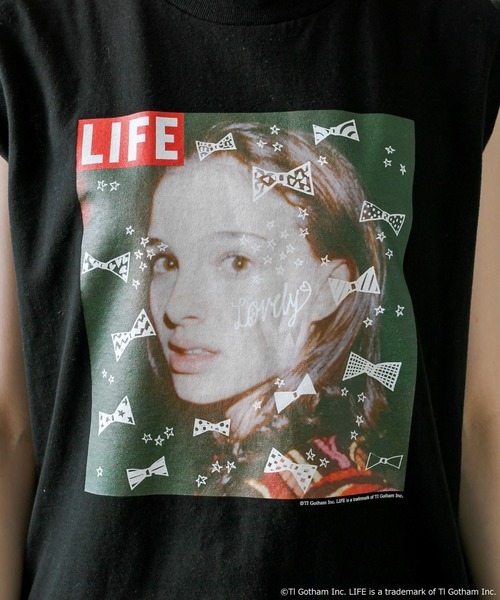 mystic（ミスティック）の「[LIFE] ナタリーポートマンノースリTシャツ（Tシャツ/カットソー・レディース・ブラック/オフホワイト・FREE）」の19枚目の写真