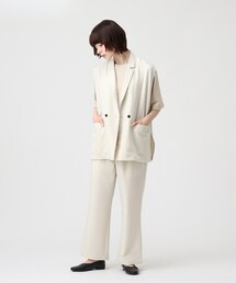 tk.TAKEO KIKUCHI | スリーブレスジャケットセットアップ(セットアップ)