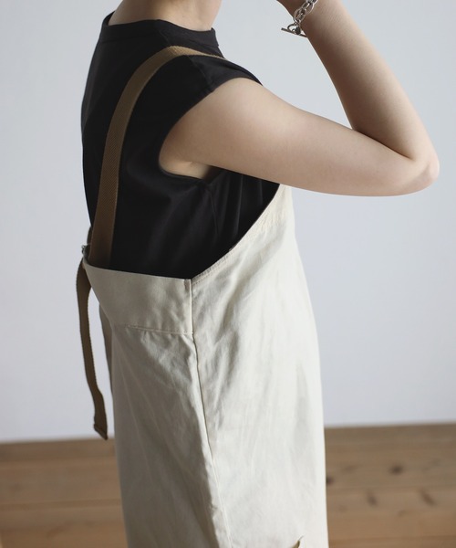 Bonjour Sagan（ボンジュールサガン）の「ベルトショルダーオーバーオール（サロペット/オーバーオール・レディース・ブラック/カーキ/ライトベージュ・FREE）」の17枚目の写真