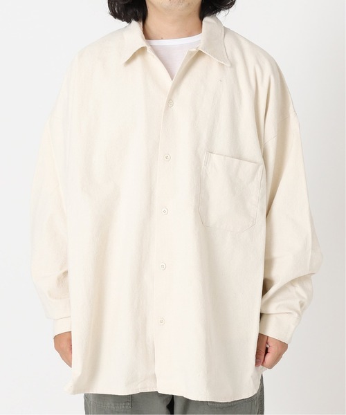 ARMY TWILL（アーミーツイル）の「【ARMY TWILL / アーミーツイル】別注 ヘビーコットンスラブシャツ（シャツ/ブラウス・メンズ・ブラック/カーキ/ナチュラル・MEDIUM/LARGE）」の20枚目の写真