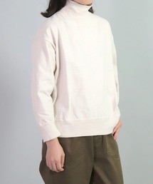 OMNIGOD | [OMNIGOD womens / オムニゴッド] 8/天竺 ハイネックマニッシュトレーナー(スウェット)