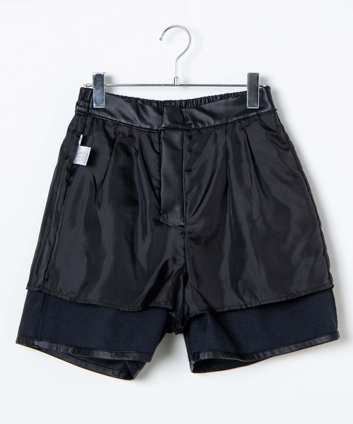 WEGO（ウィゴー）の「WEGO/フェイクレザーハーフパンツ（その他パンツ・レディース・アイボリー/ブラック・FREE）」の20枚目の写真