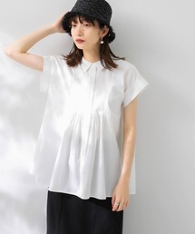 KBF | タックフレアスリーブレスブラウス(シャツ/ブラウス)