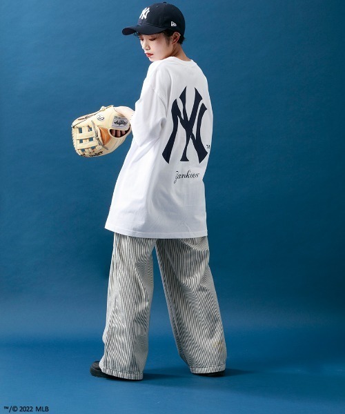 AVIREX（アヴィレックス）の「【× NEW ERA】MLB × AVIREX 9サーティ ヤンキース ベースボール キャップ / 9THRTY Yankees BASEBALL CAP（キャップ・レディース・ネイビー・F）」の13枚目の写真