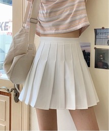 プリーツミニスカート
