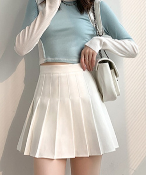 gossip!ロサンゼルス(ゴシップロサンゼルス)の「プリーツミニスカート(スカート・レディース・ホワイト/ブラック/グレー・S/M)」の19枚目の写真