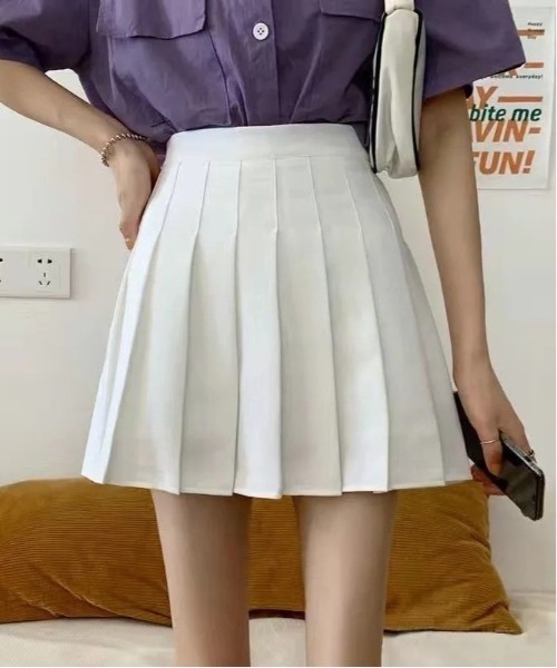 gossip!ロサンゼルス(ゴシップロサンゼルス)の「プリーツミニスカート(スカート・レディース・ホワイト/ブラック/グレー・S/M)」の18枚目の写真