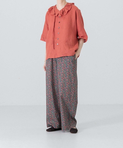 かぐれ（カグレ）の「リバティイージーパンツ（その他パンツ・レディース・ブラウン系その他/グリーン系その他/パープル系その他/オレンジ系その他・FREE）」の15枚目の写真