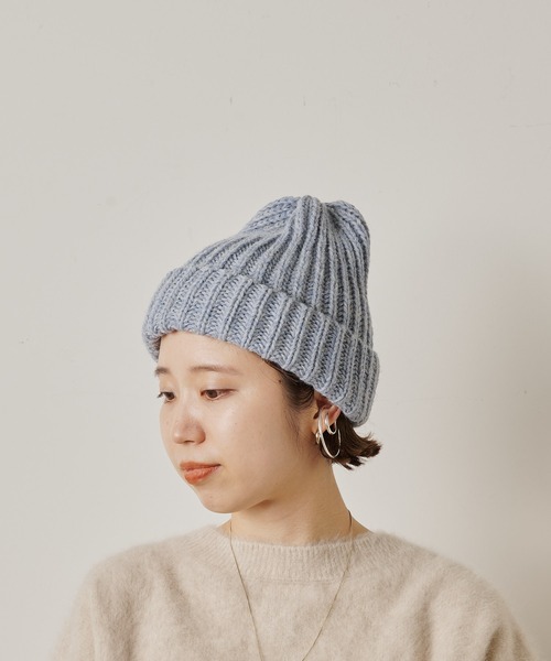 Omekashi（オメカシ）の「HIGHLAND2000 KNITCAP（ニットキャップ/ビーニー・レディース・ライム/ブルー/パープル/キャメル・FREE）」の17枚目の写真