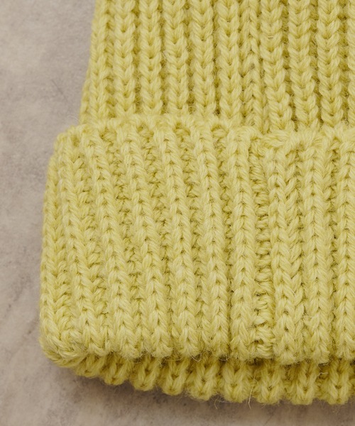 Omekashi（オメカシ）の「HIGHLAND2000 KNITCAP（ニットキャップ/ビーニー・レディース・ライム/ブルー/パープル/キャメル・FREE）」の8枚目の写真