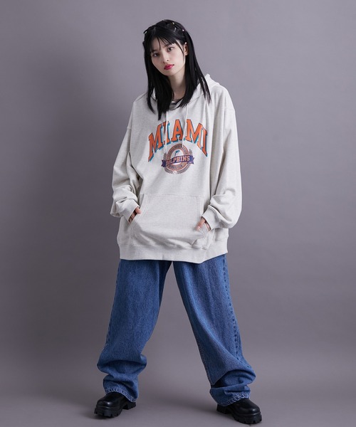 re_k by JUNRED（レクバイジュンレッド）の「re_k by JUNRED / NFLバルーンBIGスウェットプルパーカー（パーカー・メンズ・パープル/グレー/モスグリーン/レッド系その他2・S/M/L）」の12枚目の写真