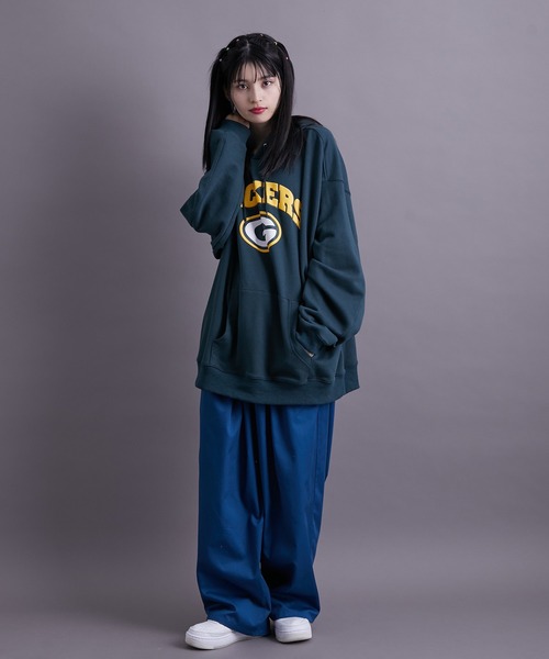 re_k by JUNRED（レクバイジュンレッド）の「re_k by JUNRED / NFLバルーンBIGスウェットプルパーカー（パーカー・メンズ・パープル/グレー/モスグリーン/レッド系その他2・S/M/L）」の13枚目の写真