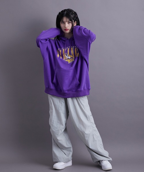 re_k by JUNRED（レクバイジュンレッド）の「re_k by JUNRED / NFLバルーンBIGスウェットプルパーカー（パーカー・メンズ・パープル/グレー/モスグリーン/レッド系その他2・S/M/L）」の17枚目の写真