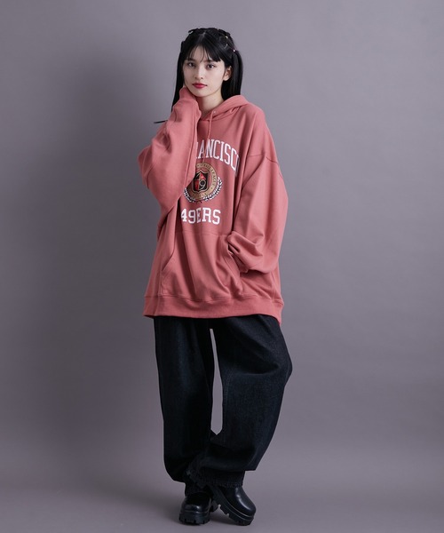 re_k by JUNRED（レクバイジュンレッド）の「re_k by JUNRED / NFLバルーンBIGスウェットプルパーカー（パーカー・メンズ・パープル/グレー/モスグリーン/レッド系その他2・S/M/L）」の19枚目の写真