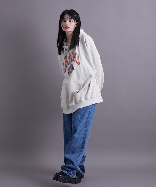 re_k by JUNRED（レクバイジュンレッド）の「re_k by JUNRED / NFLバルーンBIGスウェットプルパーカー（パーカー・メンズ・パープル/グレー/モスグリーン/レッド系その他2・S/M/L）」の10枚目の写真