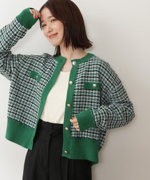 N.（N. Natural Beauty Basic） | ◆ツイードニットカーディガン(カーディガン/ボレロ)