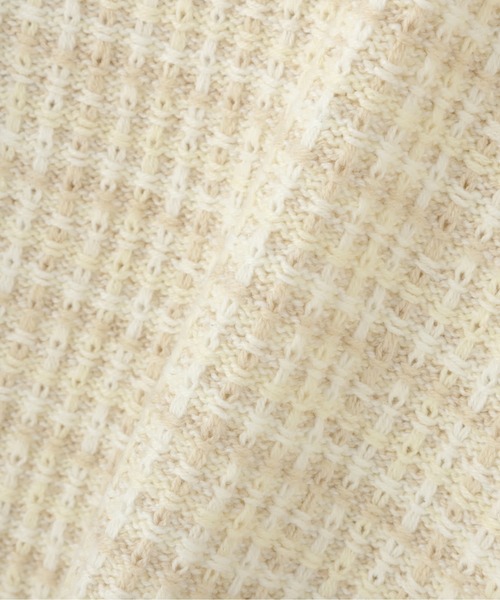 N.（N. Natural Beauty Basic）（エヌエヌナチュラルビューティーベーシック）の「◆ツイードニットカーディガン（カーディガン/ボレロ・レディース・レッド/オフホワイト/グリーン・MEDIUM）」の16枚目の写真