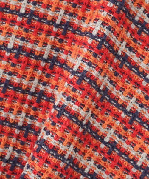 N.（N. Natural Beauty Basic）（エヌエヌナチュラルビューティーベーシック）の「◆ツイードニットカーディガン（カーディガン/ボレロ・レディース・レッド/オフホワイト/グリーン・MEDIUM）」の14枚目の写真