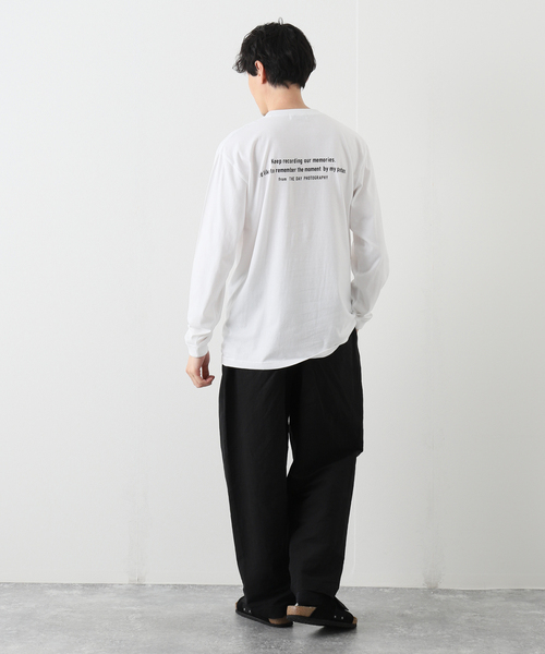 JOURNAL STANDARD（ジャーナルスタンダード）の「【THE DAY PHOTOGRAPHY×Yoo Hoo Store】PEAK L/S TEE（Tシャツ/カットソー・メンズ・ホワイト・MEDIUM/LARGE）」の13枚目の写真