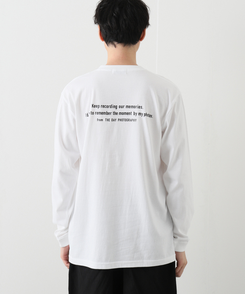JOURNAL STANDARD（ジャーナルスタンダード）の「【THE DAY PHOTOGRAPHY×Yoo Hoo Store】PEAK L/S TEE（Tシャツ/カットソー・メンズ・ホワイト・MEDIUM/LARGE）」の7枚目の写真