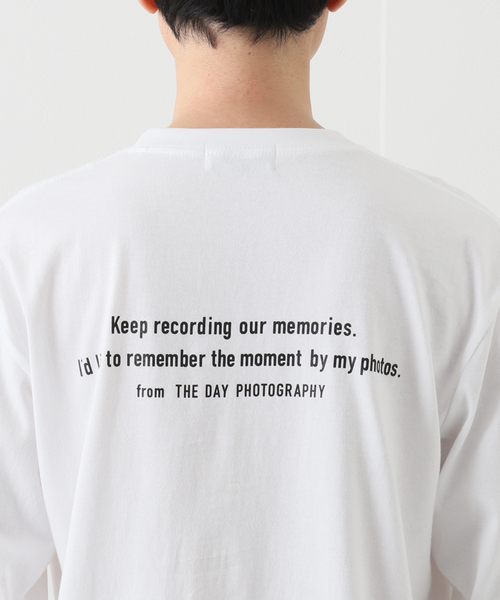 JOURNAL STANDARD（ジャーナルスタンダード）の「【THE DAY PHOTOGRAPHY×Yoo Hoo Store】PEAK L/S TEE（Tシャツ/カットソー・メンズ・ホワイト・MEDIUM/LARGE）」の2枚目の写真