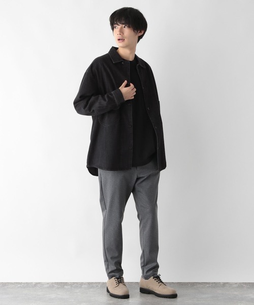 GLOBAL WORK(グローバルワーク)の「KATOデザインシャツブルゾン/352231(ブルゾン・メンズ・ブルー系その他7/ブラック・LARGE/MEDIUM)」の3枚目の写真