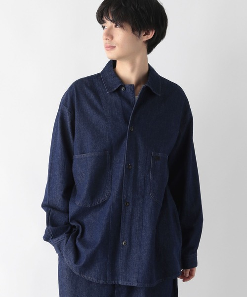 GLOBAL WORK(グローバルワーク)の「KATOデザインシャツブルゾン/352231(ブルゾン・メンズ・ブルー系その他7/ブラック・LARGE/MEDIUM)」の5枚目の写真