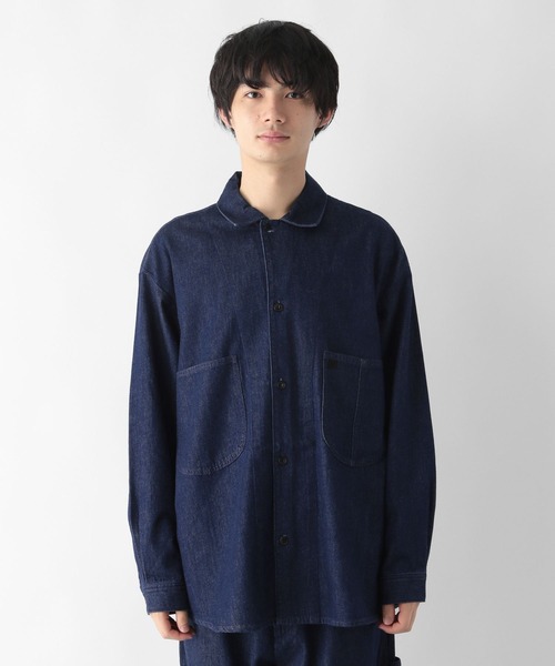 GLOBAL WORK(グローバルワーク)の「KATOデザインシャツブルゾン/352231(ブルゾン・メンズ・ブルー系その他7/ブラック・LARGE/MEDIUM)」の6枚目の写真