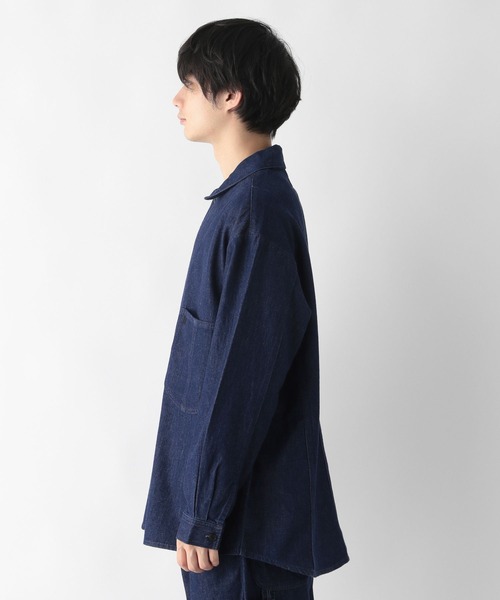 GLOBAL WORK(グローバルワーク)の「KATOデザインシャツブルゾン/352231(ブルゾン・メンズ・ブルー系その他7/ブラック・LARGE/MEDIUM)」の7枚目の写真